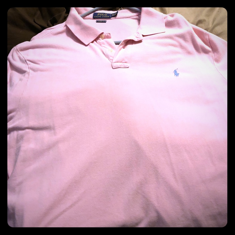 Light pink polo